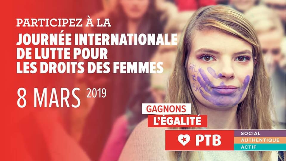 PARTICIPER À LA PREMIÈRE GRÈVE DES FEMMES EN BELGIQUE LE 8 MARS PROCHAIN