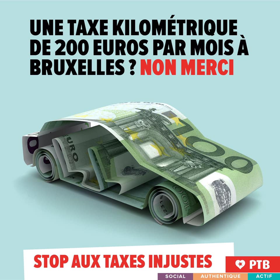Pourquoi une taxe kilométrique à Bruxelles est injuste, antisociale et peu efficace